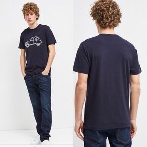 French Connection USA Beetle Tee blue L